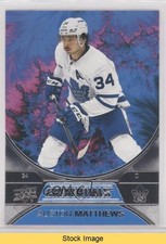 2021-22 Upper Deck Credentials Mandelbrot Fractal Auston Matthews #5 READ ry5