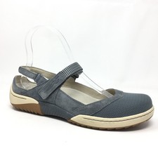 Dansko Raeann Mary Jane Loafers Shoes Womens Size 7.5-8 US 38 EU Blue Suede