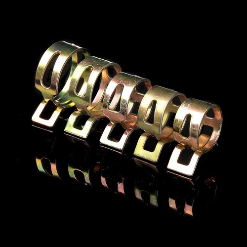 115pcs Spring Hose Clamp 6-22mm Fastener Kit Fuel Water Line Pipe Air Tube Clip - Foto 6 di 9