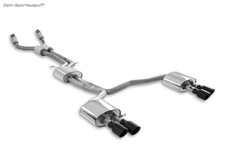 Milltek Sportauspuffanlage ab Kat Audi S6 C7 Typ 4G je 2x 100mm rund in schwarz