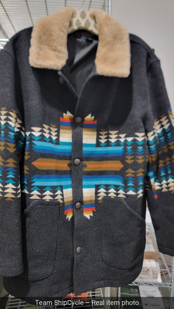 Pendleton Brownsville Shearling Collar AZTEC MENS… - image 6