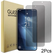 2-Pack For Samsung Galaxy S25 Edge Privacy Tempered Glass Screen Protector