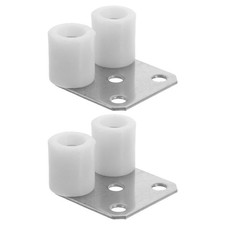 2 Pcs Shutter Door Slide Roller Track Electric Rolling Doors Guide Floor