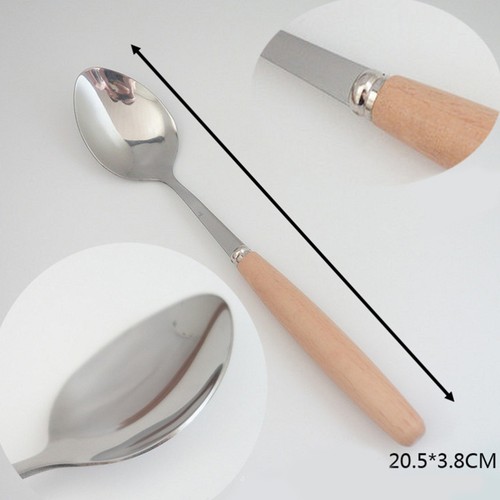 3 PCS Fork Spoon Travel Student Stainless Steel Tableware Set - Picture 7 of 11