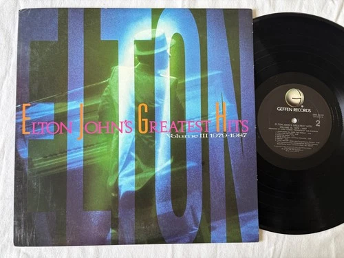 Elton John – Greatest Hits Volume III 1979-1987 LP (EX) [1st US Press, Club]
