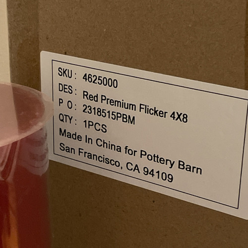 Pottery Barn Premium flackernde flammenlose LED Wachs 4x8" Stumpenkerze Innen/Außen - Bild 6 von 17