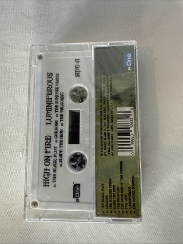 HIGH ON FIRE LUMINIFEROUS CASSETTE TAPE NEW SEALED WHITE TAPE - Picture 3 of 8