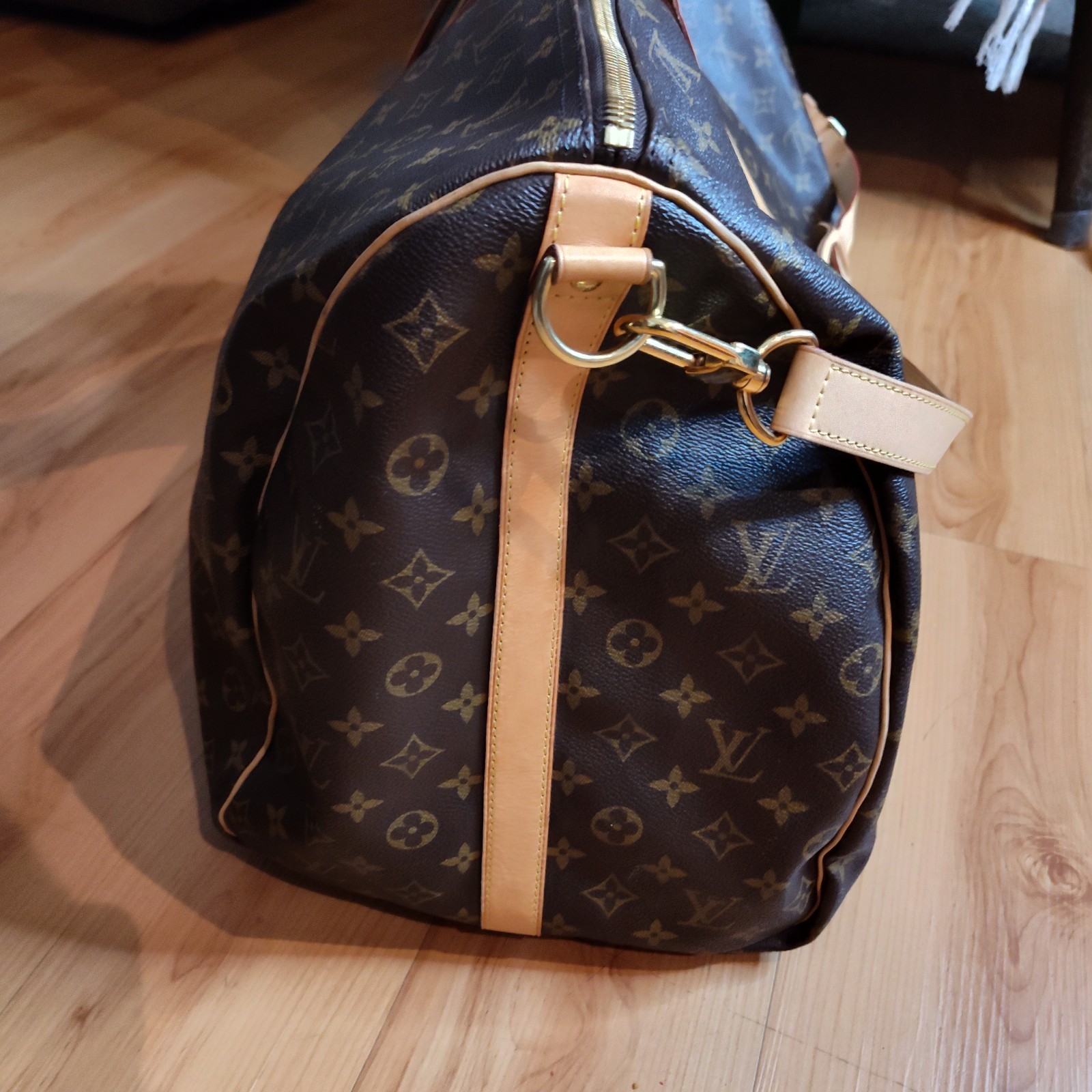 Louis Vuitton Keepall Bandouliere 60 Monogram Travelbag Duffle Bag with padlock thumbnail 2