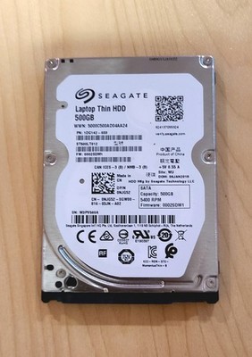 Seagate Thin HDD ST500LT012 500 GB 2.5'' SATA III Laptop Hard Drive