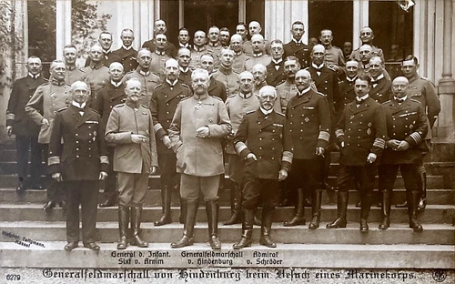 RARE! WW1 GERMAN ARMY COMMAND NAVAL CORPS FLANDERS BRUGES BELGIUM PHOTO POSTCARD