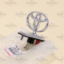 Genuine Toyota Land Cruiser J70 1990-96 Silver Hood Emblem Sub-assy 75303-60040