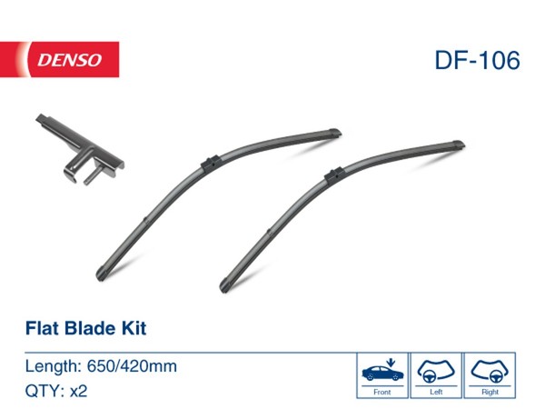 Denso Wischblatt Scheibenwischer DF-106 FüR SW Focus CC 207 Peugeot Ford 2 LPG-image