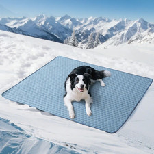 Cooling Mat for Large Dogs - 40"X50" Washable Cooling Pad for Puppy, QMAX 0.3, A
