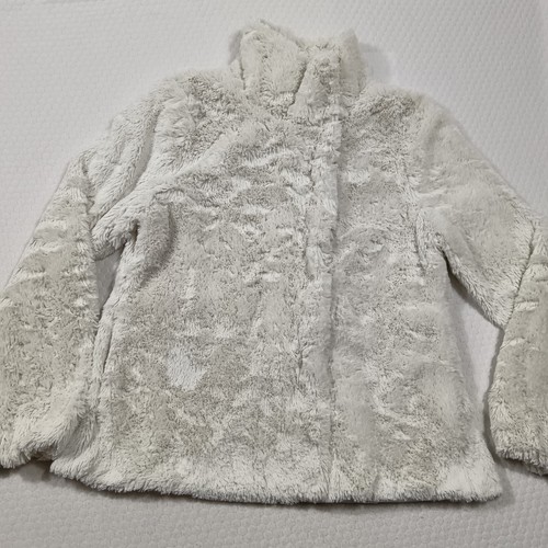 Chaqueta Patagonia para mujer talla M blanca 2015 Sherpa profunda forrada con cremallera bolsillos