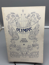 Vintage 1904 Rogers Brothers In London Playbill Olympic Theatre St. Louis