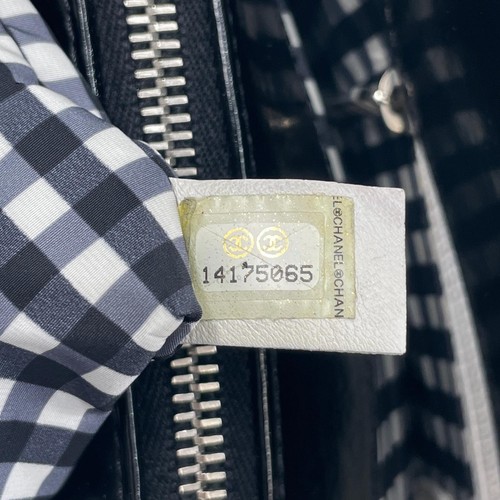 CHANEL Chain Tote 14 Range Beuteltasche Tasche schwarz Damen【gebraucht】 - Bild 10 von 22