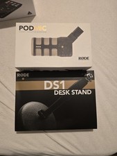 Rode PodMic Dynamic Podcasting Microphone Black, XLR