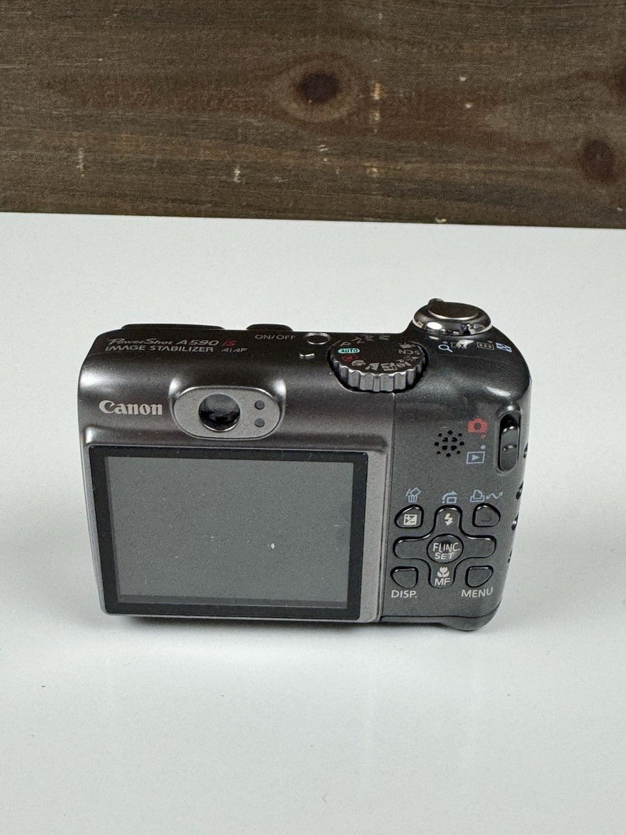 Canon PowerShot A590 IS 8.0MP Digital Camera For Parts Only. | eBay