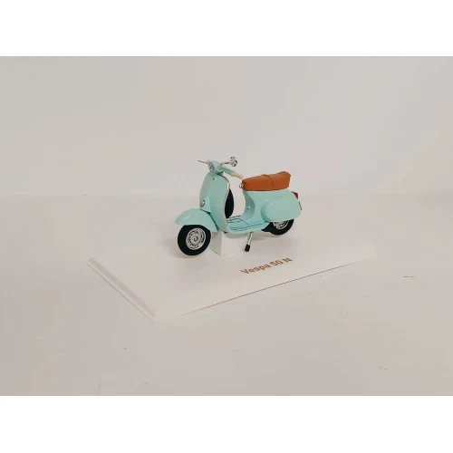VESPA 50 N 1969 ACQUA MARINA BLUE 1:18 Norev Moto Modellino Nuovo - Immagine 2 di 3