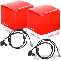 2X Herth+Buss ABS-SENSOR Raddrehzahl Vorne Passend FüR CitroËN Berlingo Peugeot