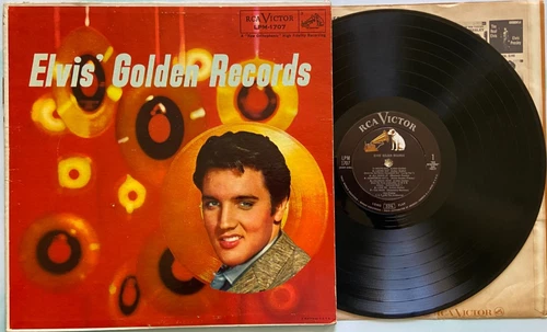 ELVIS PRESLEY -  ELVIS GOLDEN RECORDS - LP MONO RE-PRESS (1958) RCA LPM 1707