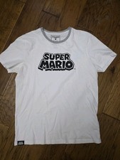 Super Mario Bros Ringer Tee Sz L