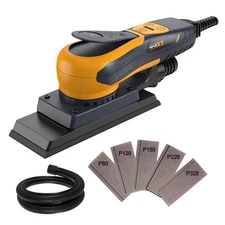 Sheet Sander, 350W Brushless Sheet Orbital Finishing Sander with 4,000-10,000...