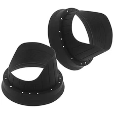  2PCS Car Door Speaker Cover - 6.5 Inch Silicone Protection Baffle - Waterproof