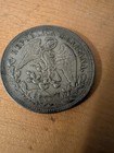 1901 Zs FZ Un Peso  Mexicana Silver Coin — photo 1