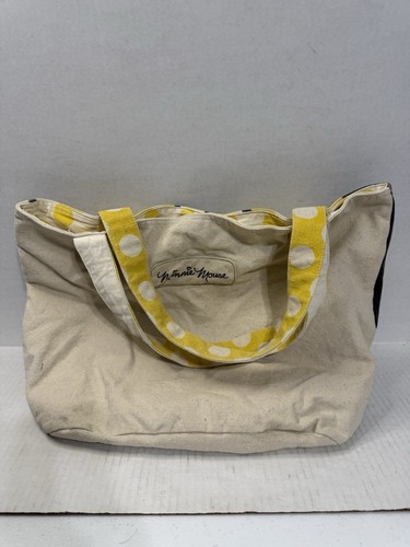 Borsa Disney Loungefly Minnie Mouse gialla in tela a pois - Foto 3 di 7