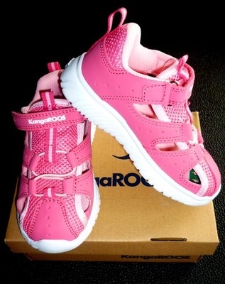 Kangaroos Sportsandale für Mädchen-Pink/Rosa-Klettverschluss-Gr. 25