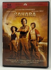 Sahara DVD Widescreen Matthew McConaughey Penelope Cruz 2005