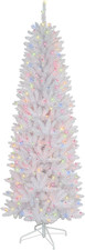 6.5' Pre-Lit Shiny Fraser Fir Christmas Tree with 250 White Lights