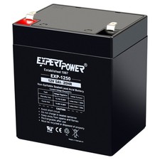 Used: 12V 5AH AGM Rechargeable Battery for DURA12-5F, UB1250, ML5-12 and More