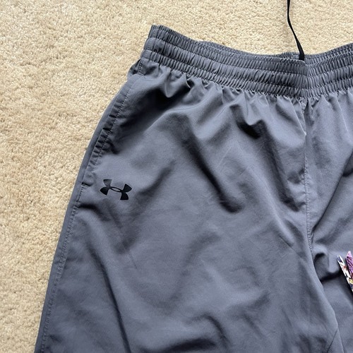Under Armour HeatGear Men’s Gray Loose Athletic Track Pants - Size XXL - EUC - Picture 10 of 12