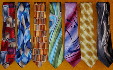 7 JERRY GARCIA / GRATEFUL DEAD  batch 24  MENS TIES  60" FULL COLOR WARDROBE
