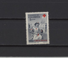 S55072 COLOMBIE 1965 MNH** Croix-Rouge Taxe 1v