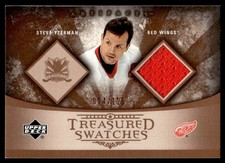 2005-06 Upper Deck Artifacts Treasured Swatches Copper Steve Yzerman Jersey