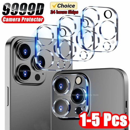 1-5Pcs Full Cover Protective Glass for Iphone 15 11 12 13 Pro XS Max Camera Prot - Photo 79 sur 117
