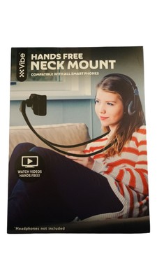 VIBE Hands Free Neck Mount - Compatible w/ all Smart Phones-BLK | FREE SHIPPING 