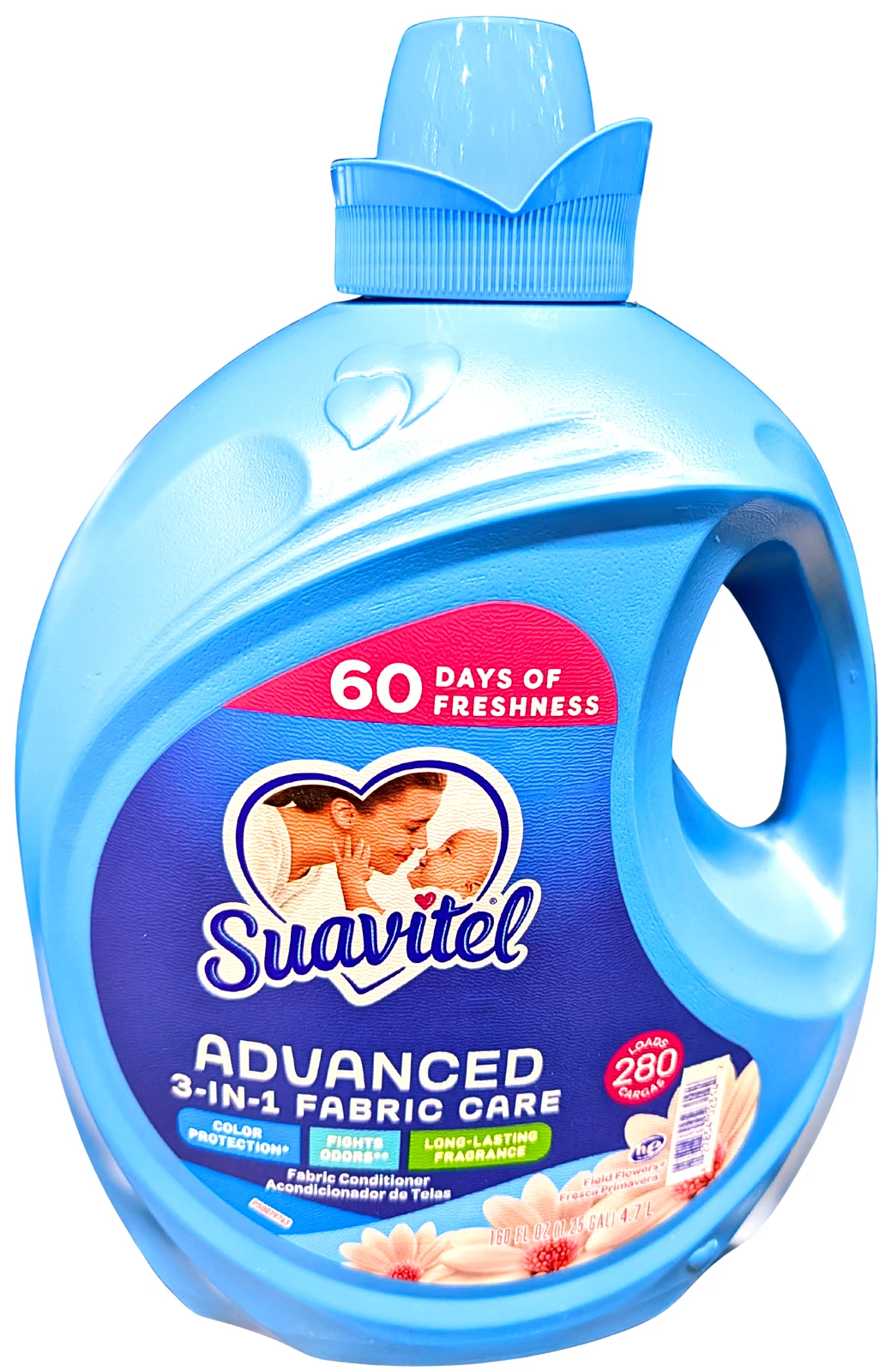 Suavitel Advanced Liquid Fabric Conditioner Field Flowers 280 Loads 160 fl oz