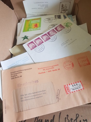 Belegefundgrube 350 FDCS Ersttagsbriefe Briefe Belege Bund BRD Berlin I8 - Bild 2 von 6