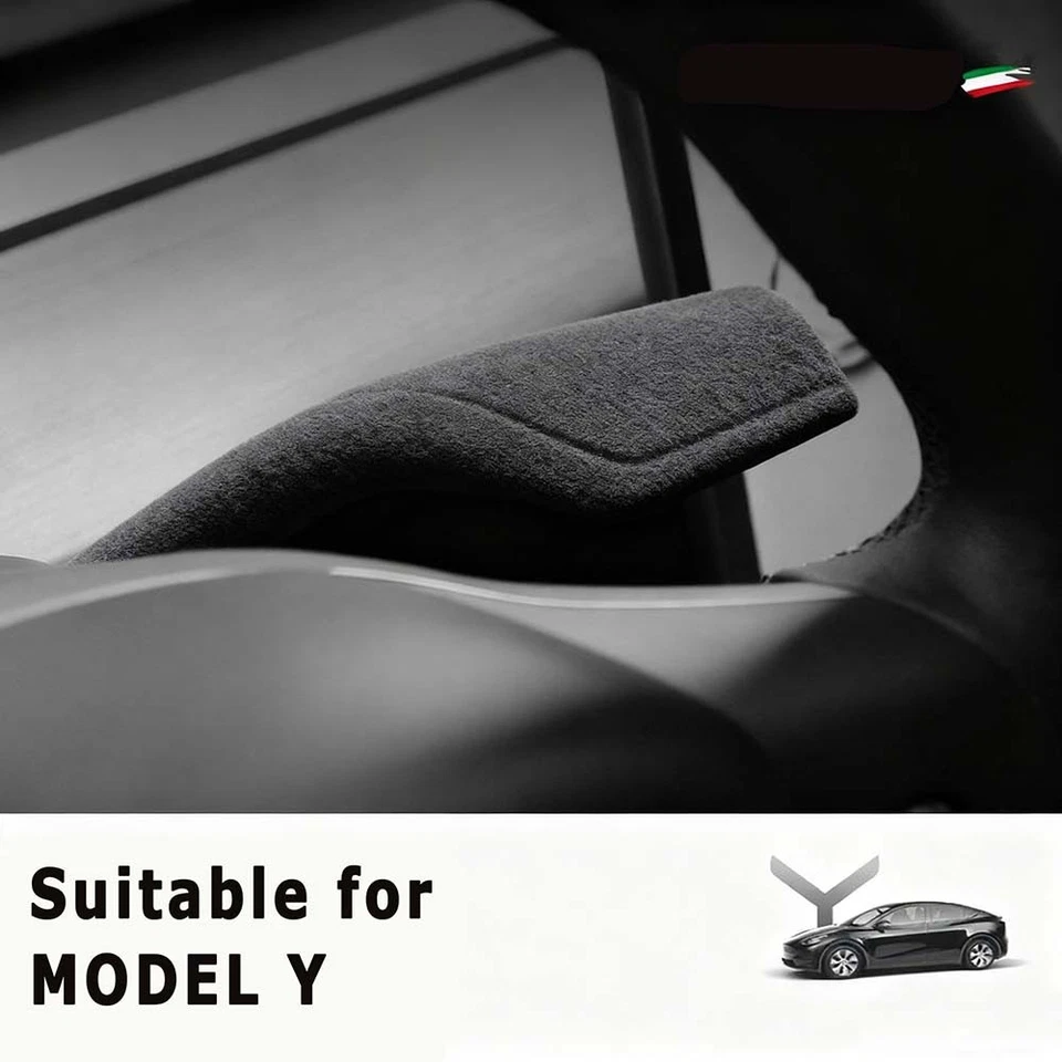 定制精密麂皮绒齿轮换档桨贴纸兼容特斯拉型号 Y — 第 4/4 张图片