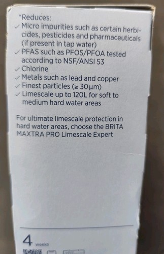 Original BRITA Maxtra Pro Pure Performance Water Filter Cartridge Refill 3 Pack - Picture 2 of 3