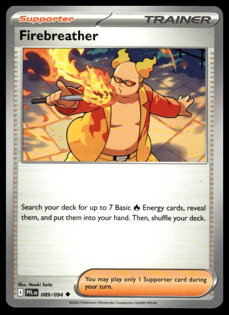 Pokemon Phantasmal Flames #089/094 Firebreather