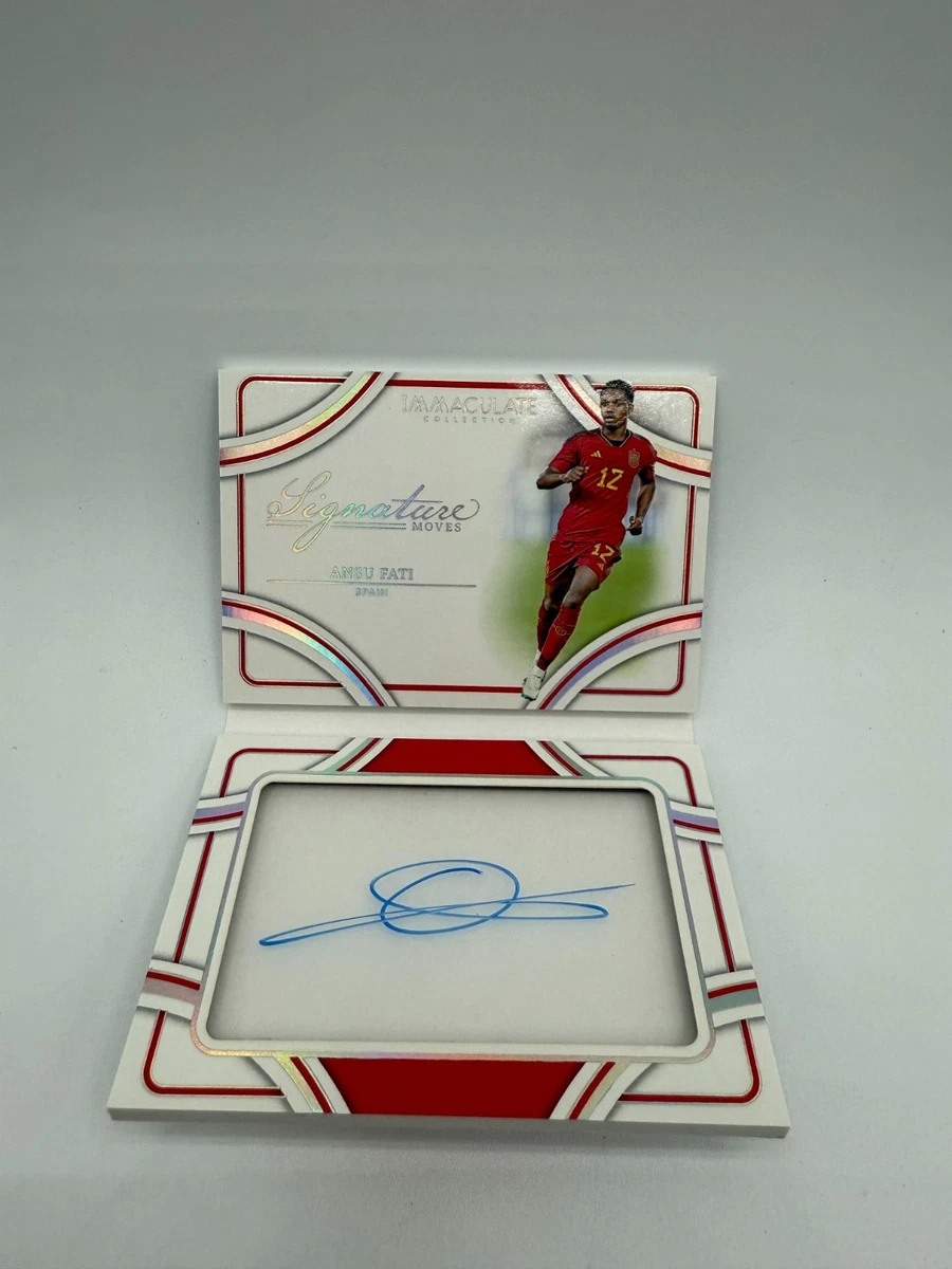 FIFA World Cup Spain Soccer Autographed Sports Trading Cards