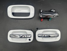 99 01 02 03 04 05 06 Silverado Sierra Olympic White Door Handle Set Tailgate