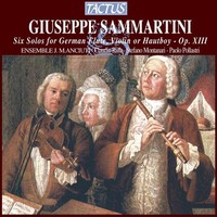 Audio Cd - Giuseppe Sammartini - Vi Solo Per Flauto, Violino - Tactus -D- Neu