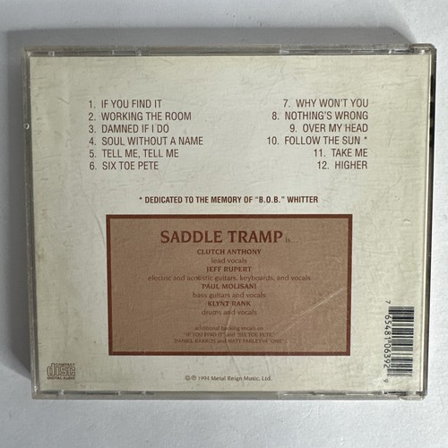 Saddle Tramp (CD 1994) Edge Records VERY RARE OOP HTF - Picture 2 of 4