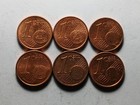 5x Euro Coins - 1 Cent Set - Italy, Germany, Spain, etc - Please Read! — photo 7